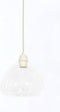 Light&living Hanglamp 3L 94x26x19 cm BISHO glas helder+crème