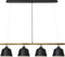 Light & Living Hanglamp 4L 132x25x30 cm BANU hout zwart