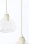Light&living Hanglamp 5L 104x19x14 cm BISHO glas helder+crème