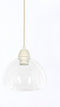 Light&living Hanglamp 5L 104x19x14 cm BISHO glas helder+crème