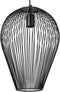Light & Living Hanglamp Abby - Zwart - Ø31cm - Modern - Hanglampen Eetkamer, Slaapkamer, Woonkamer
