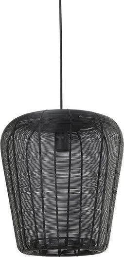 Light & Living Hanglamp Adeta - Zwart - Ø31cm - Modern - Hanglampen Eetkamer, Slaapkamer, Woonkamer
