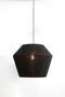Light & Living Hanglamp Agaro - Katoen - 53cm - Zwart