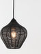Light & Living Hanglamp Alvaro - 20cm - Mat Zwart