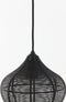 Light & Living Hanglamp Alvaro - 20cm - Mat Zwart