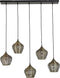 Light & Living Hanglamp Alvaro - Antiek Brons - 100x20x122cm - 5L - Modern - Hanglampen Eetkamer, Slaapkamer, Woonkamer