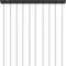 Light & Living Hanglamp Alvaro - Zwart - 120x25x29,5cm - 10L - Modern - Hanglampen Eetkamer, Slaapkamer, Woonkamer