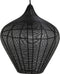 Light & Living Hanglamp Alvaro - Zwart - Ø36cm - Modern - Hanglampen Eetkamer, Slaapkamer, Woonkamer