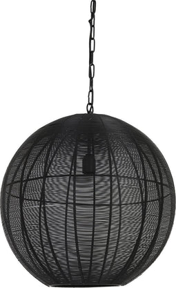 Light & Living Hanglamp Amarah - Zwart - Ø50cm - Modern - Hanglampen Eetkamer, Slaapkamer, Woonkamer