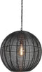 Light & Living Hanglamp Amarah - Zwart - Ø50cm - Modern - Hanglampen Eetkamer, Slaapkamer, Woonkamer
