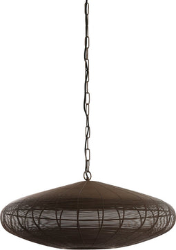 Light & Living Hanglamp Bahoto - 51cm - Mat Donkerbruin