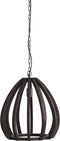 Light & Living Hanglamp Barsia - Mangohout - 40cm - Donkerbruin
