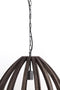 Light & Living Hanglamp Barsia - Mangohout - 40cm - Donkerbruin