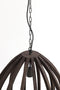 Light & Living Hanglamp Barsia - Mangohout - 40cm - Donkerbruin