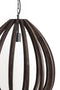 Light & Living Hanglamp Barsia - Mangohout - 50cm - Donkerbruin