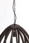 Light & Living Hanglamp Barsia - Mangohout - 50cm - Donkerbruin