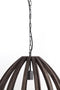 Light & Living Hanglamp Barsia - Mangohout - 50cm - Donkerbruin