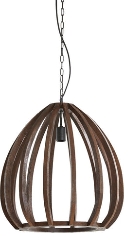 Light & Living Hanglamp Barsia - Mangohout - 50cm