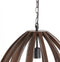 Light & Living Hanglamp Barsia - Mangohout - 50cm