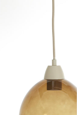 Light & Living Hanglamp Bisho - 10-Lamps - Bruin