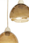 Light & Living Hanglamp Bisho - 3-Lamps - Bruin