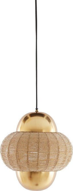 Light & Living Hanglamp Cetara - Kralen - 26cm - Goud/Brons