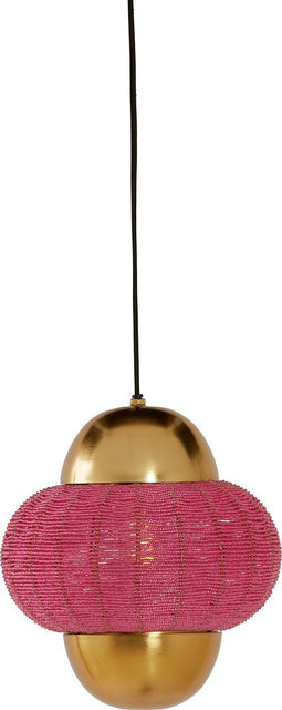 Light & Living Hanglamp Cetara - Kralen - 26cm - Roze/Brons