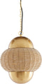 Light & Living Hanglamp Cetara - Kralen - 33cm - Goud/Brons