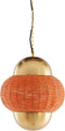 Light & Living Hanglamp Cetara - Kralen - 33cm - Oranje/Brons
