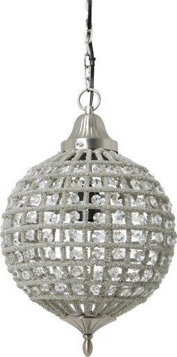 Light & Living Hanglamp Cheyenne - Nikkel - Ø47cm - Modern - Hanglampen Eetkamer, Slaapkamer, Woonkamer