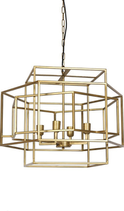 Light & Living Hanglamp Dalisia - Antiek Goud - Ø69cm - Luxe - Hanglampen Eetkamer, Slaapkamer, Woonkamer