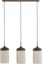 Light & Living Hanglamp Dania - Bruin/Crème - 90x22x32cm - 3L - Modern - Hanglampen Eetkamer, Slaapkamer, Woonkamer