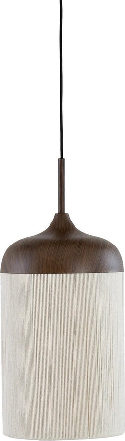 Light & Living Hanglamp Dania - Bruin/Crème - Ø22cm - Modern - Hanglampen Eetkamer, Slaapkamer, Woonkamer