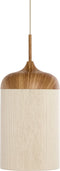 Light & Living Hanglamp Dania - Houtlook en touw - 22cm