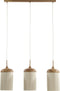 Light & Living Hanglamp Dania - Houtlook en touw - 3-lamps