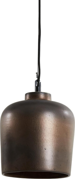 Light & Living Hanglamp Dena - Brons - Ø22.5cm - Modern - Hanglampen Eetkamer, Slaapkamer, Woonkamer