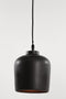 Light & Living Hanglamp Dena - Zwart - Ø22.5cm - Modern - Hanglampen Eetkamer, Slaapkamer, Woonkamer