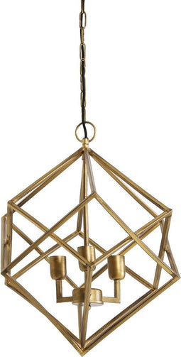 Light & Living Hanglamp Drizella - Goud - Ø46cm - 3L - Luxe - Hanglampen Eetkamer, Slaapkamer, Woonkamer