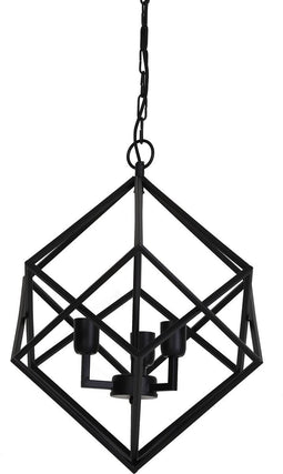 Light & Living Hanglamp Drizella - Zwart - Ø46cm - 3L