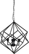 Light & Living Hanglamp Drizella - Zwart - Ø61cm - 4L