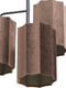 Light & Living Hanglamp Edisa - 3-lamps - Donkerbruin