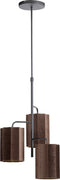 Light & Living Hanglamp Edisa - 3-lamps - Donkerbruin
