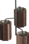 Light & Living Hanglamp Edisa - 3-lamps - Donkerbruin