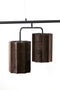 Light & Living Hanglamp Edisa - 6-Lamps - Donkerbruin