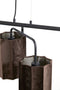 Light & Living Hanglamp Edisa - 6-Lamps - Donkerbruin