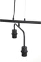 Light & Living Hanglamp Edisa - 6-Lamps - Mat Zwart