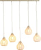 Light & Living Hanglamp Elati - 5-lamps - Zand