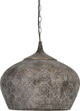Light & Living Hanglamp Emine - Bruin - Ø43,5cm - Oosters,Bohemian - Hanglampen Eetkamer, Slaapkamer, Woonkamer