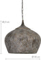 Light & Living Hanglamp Emine - Bruin - Ø43,5cm - Oosters,Bohemian - Hanglampen Eetkamer, Slaapkamer, Woonkamer