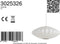 Light & Living Hanglamp Fay - Wit - Ø50cm - Modern - Hanglampen Eetkamer, Slaapkamer, Woonkamer